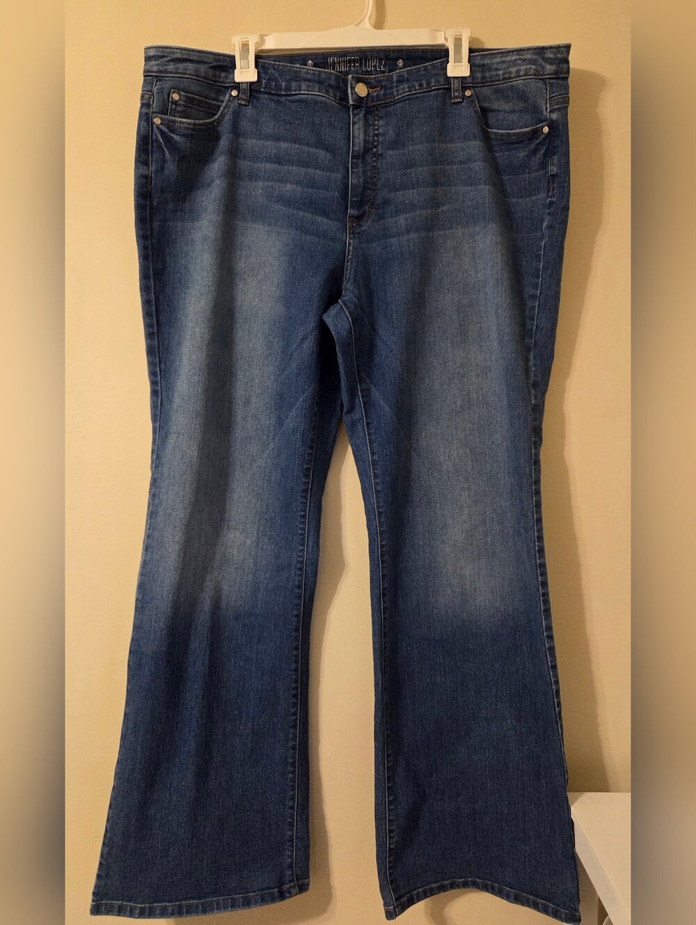 Jennifer Lopez Women's Boot Cut Jeans - Dark Blue Wash